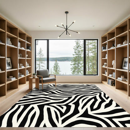 Abstract Animal Print Rug