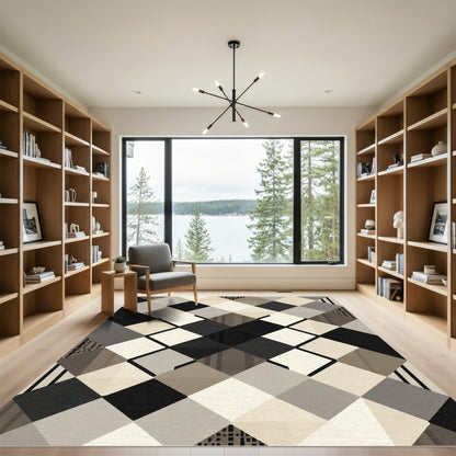 Monochromatic Diamond Lattice Geometric Rug