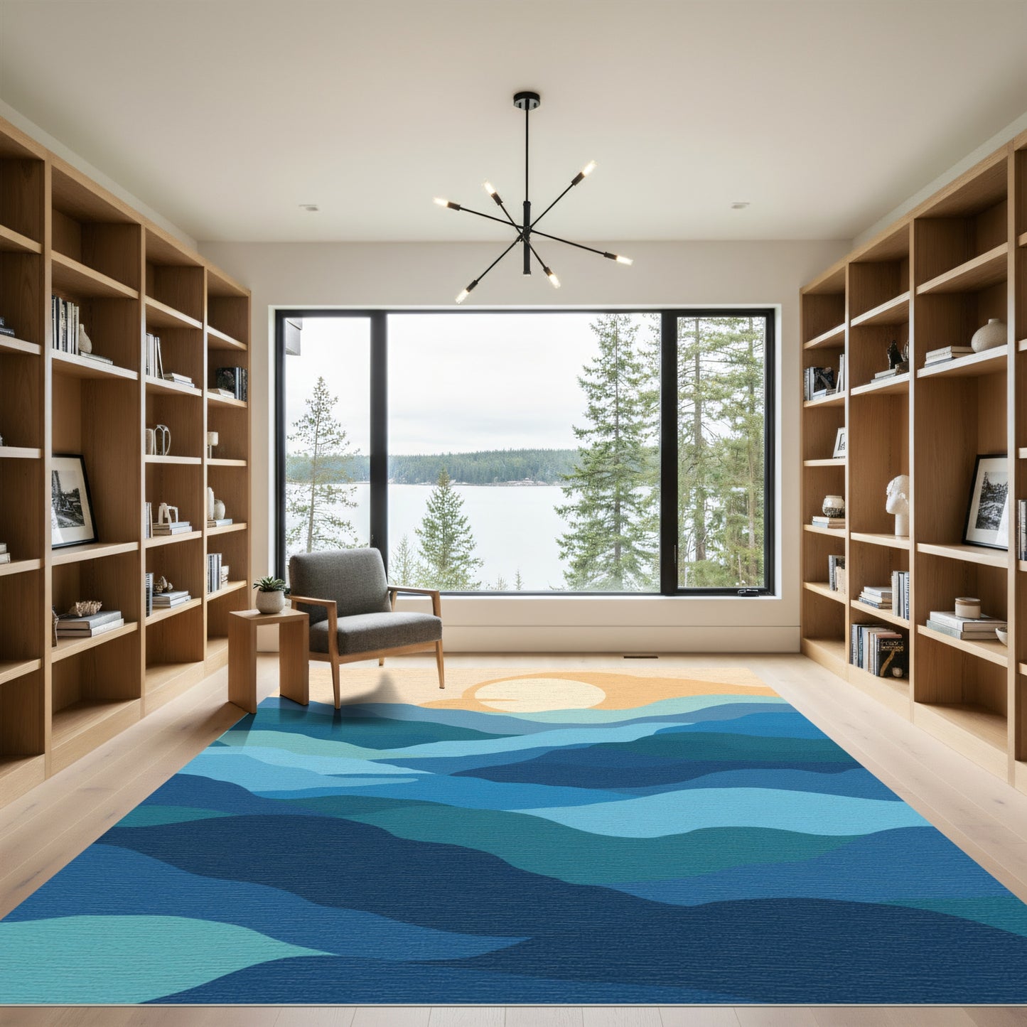 Ocean Layers Sunset Harmony Rug