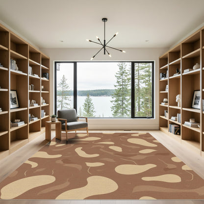 Earth Tones Organic Flow Rug
