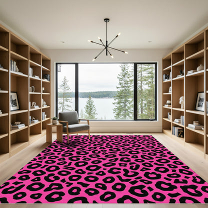 Hot Pink Animal Spots Rug