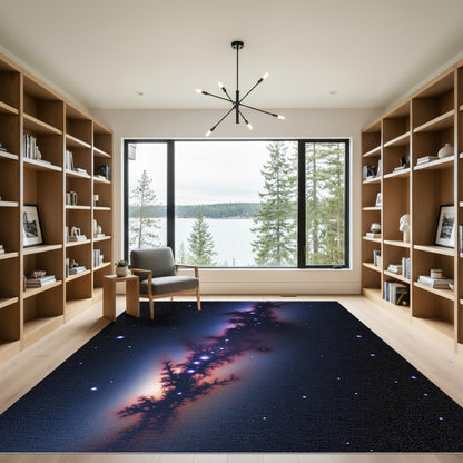 Deep Space Nebula Swirl Rug