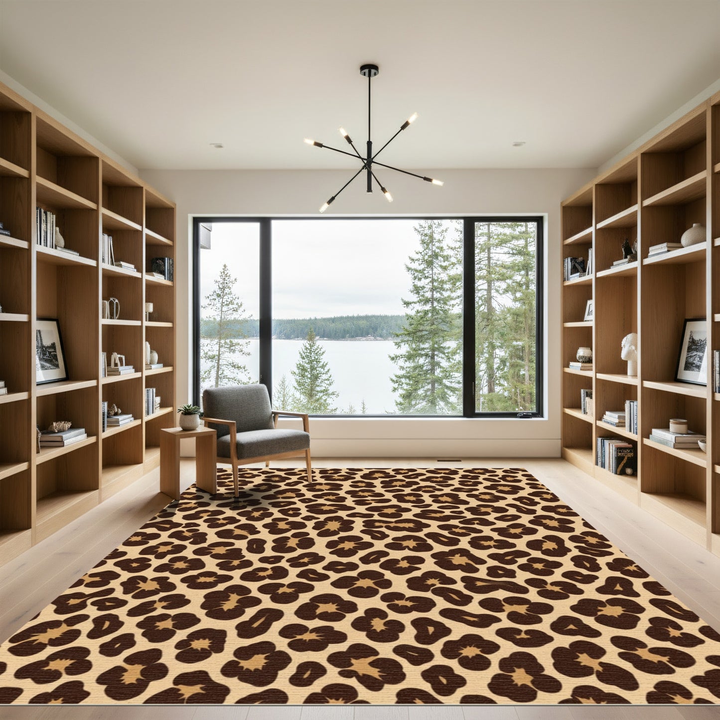 Classic Leopard Spot All Over Rug