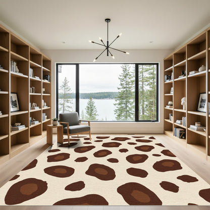 Brown Leopard Spot Harmony Rug