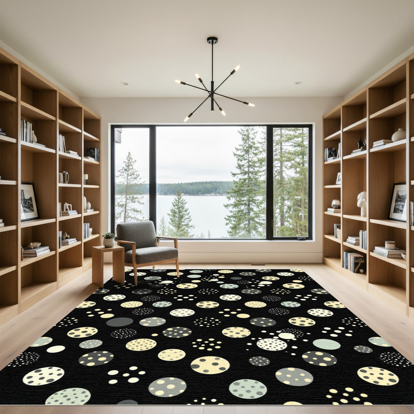 Subtle Polka Dot Array Rug