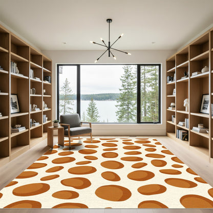 Caramel Pebble Scatter Rug