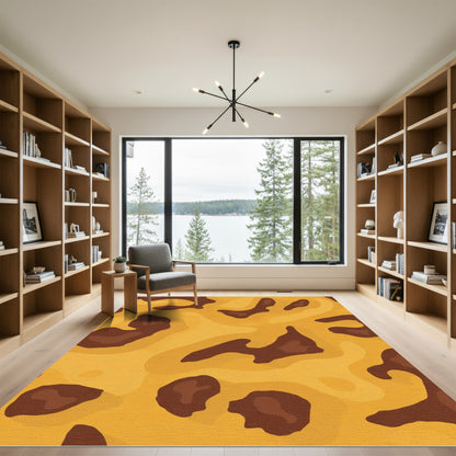 Animal Print Caramel Spots Rug