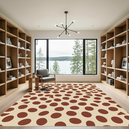 Caramel Speckle Irregular Shape Rug