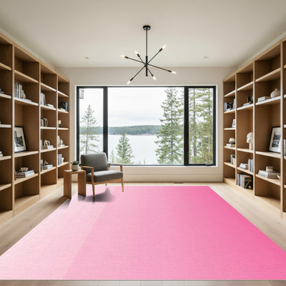 Soft Pink Gradient Ombre Rug