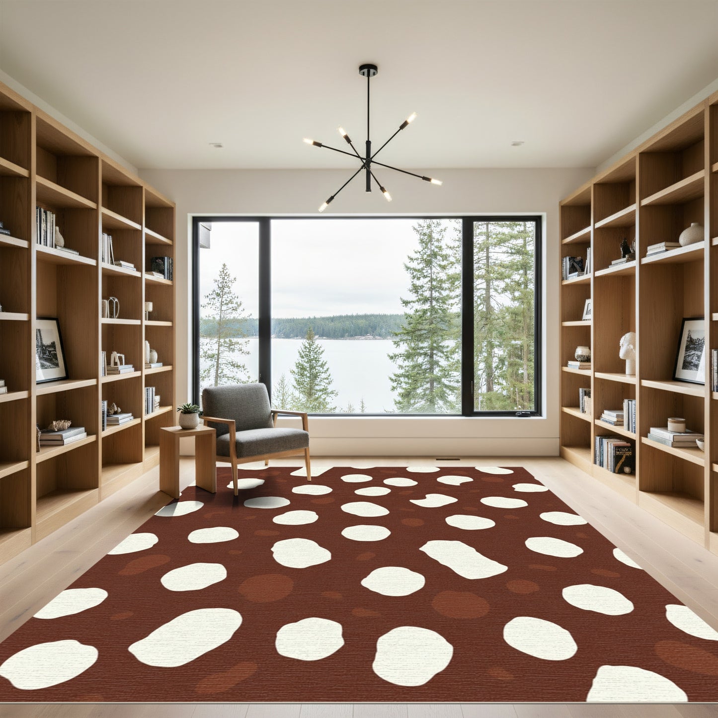 Biscotti Cream Polka Dot Area Rug