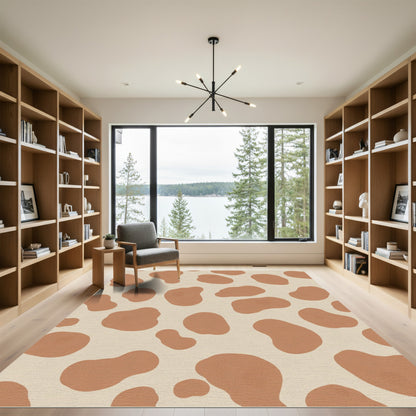 Terra Cotta Organic Spots Rug
