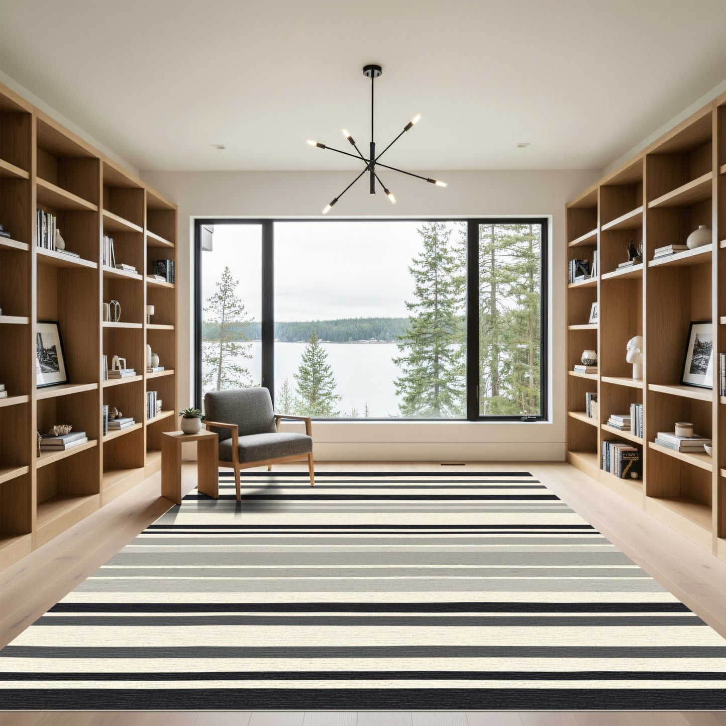 Monochromatic Striped Gradient Rug