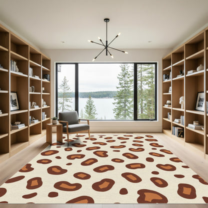Classic Cheetah Spot Compositions Rug