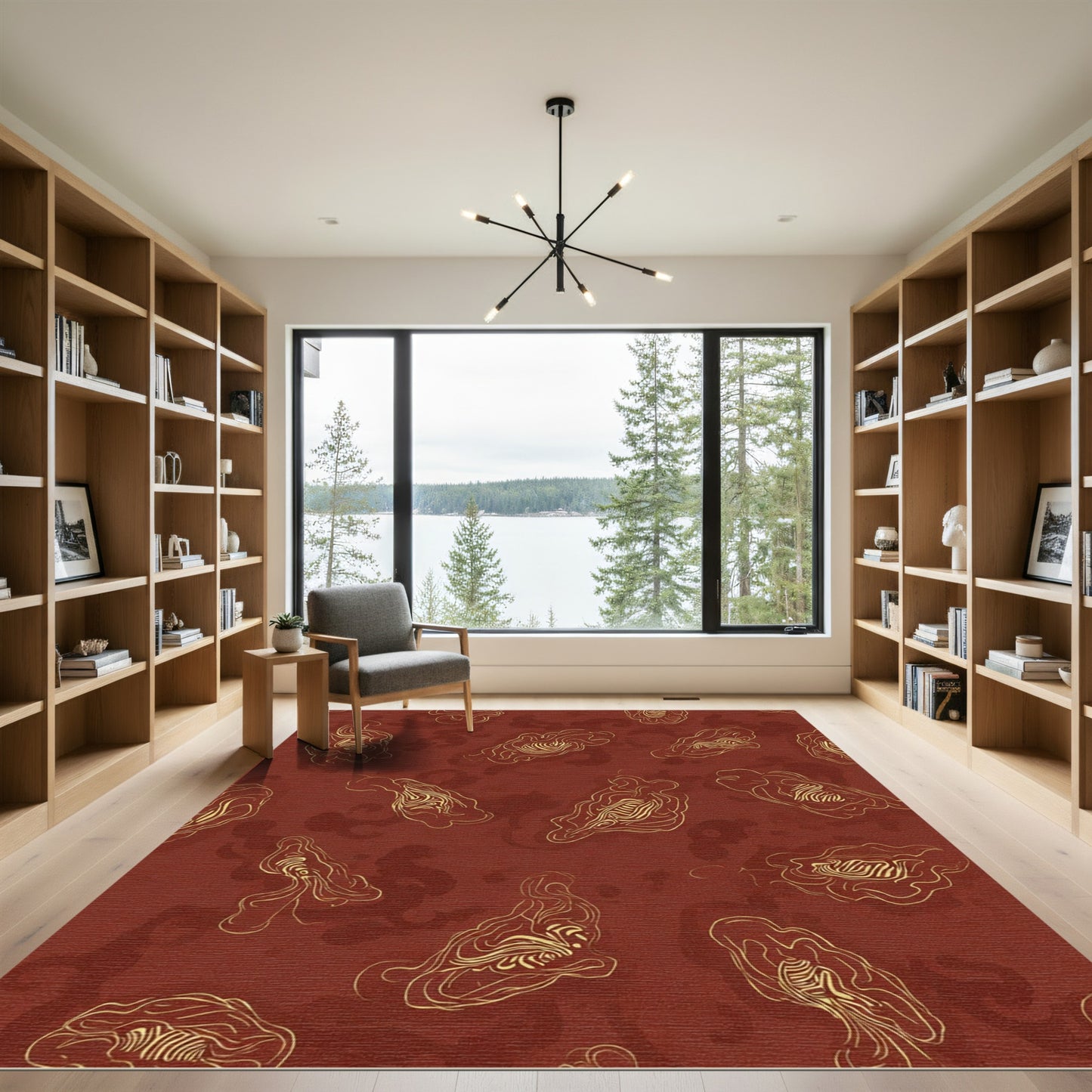 Rusty Gold Organic Cloud Harmony Rug