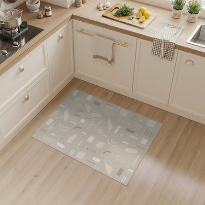 Beige and Neutral Abstract Area Beige Abstract Neutral Area Rug