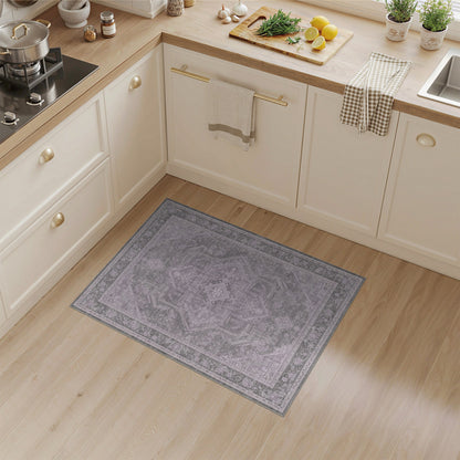 Purple Grey Persian Area Rug