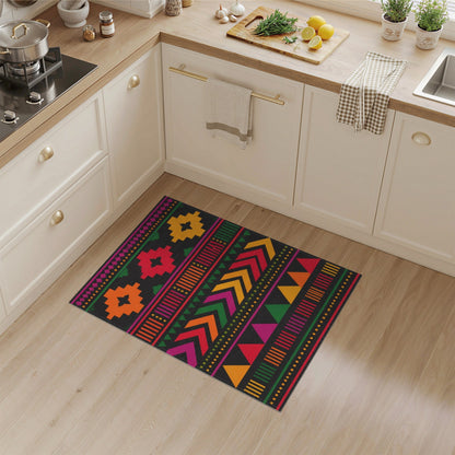 Vibrant Heritage Tribal Geometric Area Rug