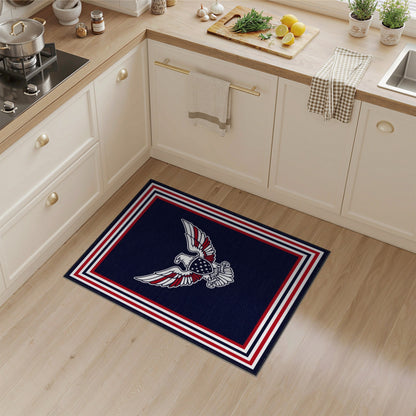 Patriotic Eagle Navy Area Rug
