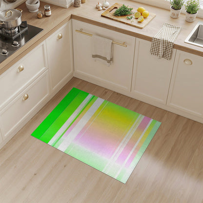 Stripe Multi-color and Patterns Vibrant Multi-Color Geometric Stripe Area Rug