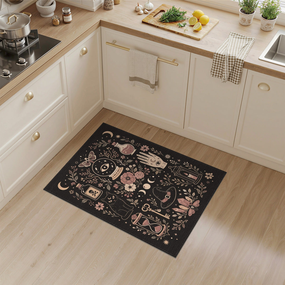 Mystic Moon Witchcraft Area Rug