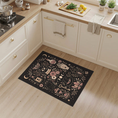 Mystic Moon Witchcraft Area Rug