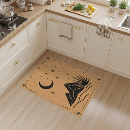 Southwestern Crescent Moon Area Rug