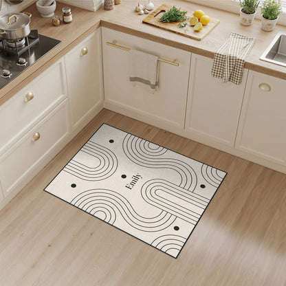 Emily Beige Geometric Area Rug