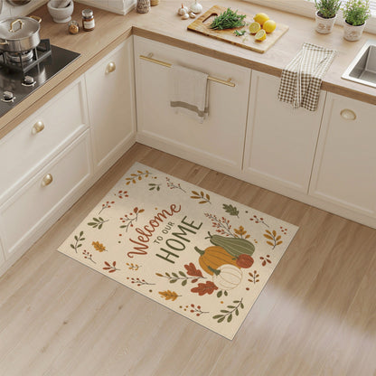 Autumn Harvest Welcome Area Rug