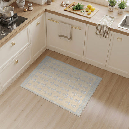 Beige Coastal Anchor Area Rug