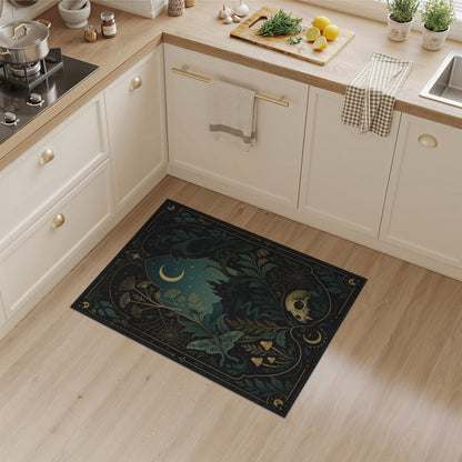 Mystic Raven Castle Area Rug