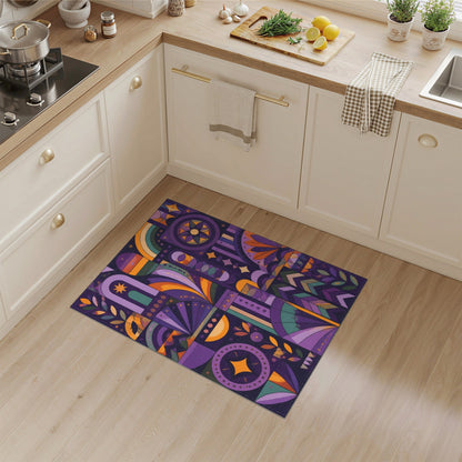 Vibrant Mosaic Geometric Area Rug