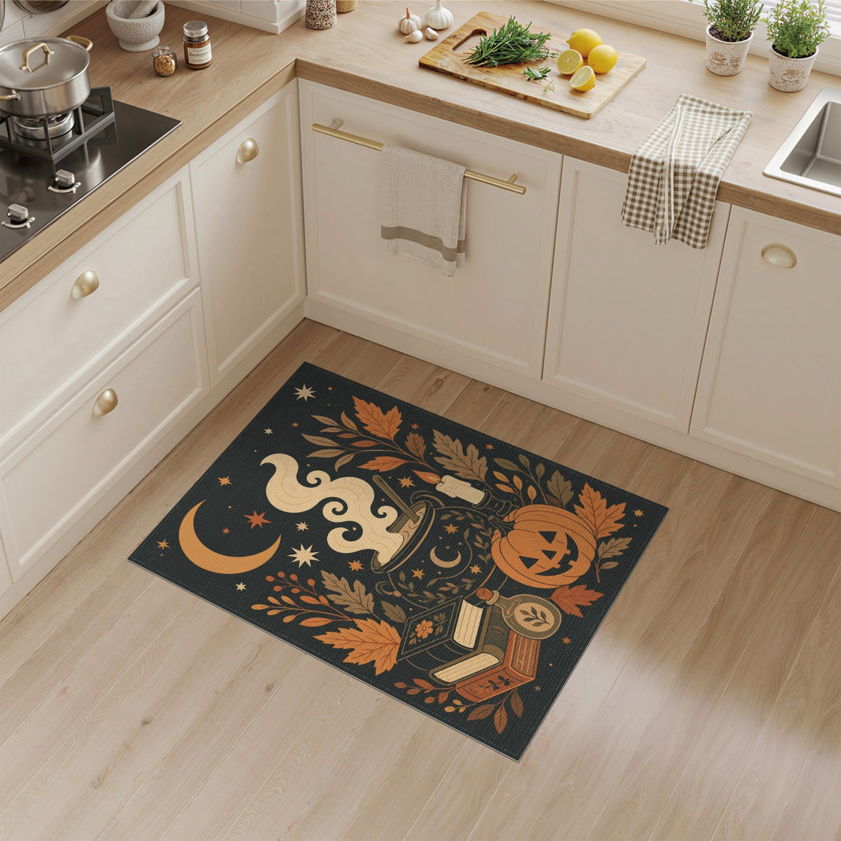 Enchanted Cauldron Autumn Area Rug