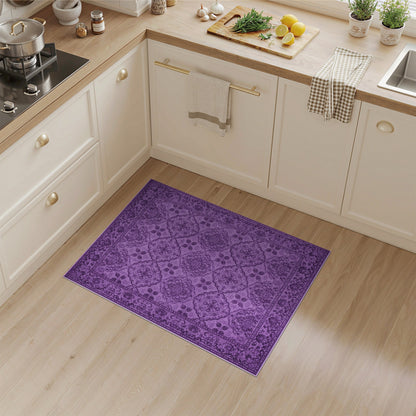 Purple Traditional Persian Area Rug