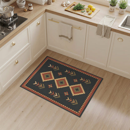 Southwestern Geometric Diamond Southwestern Area Rug