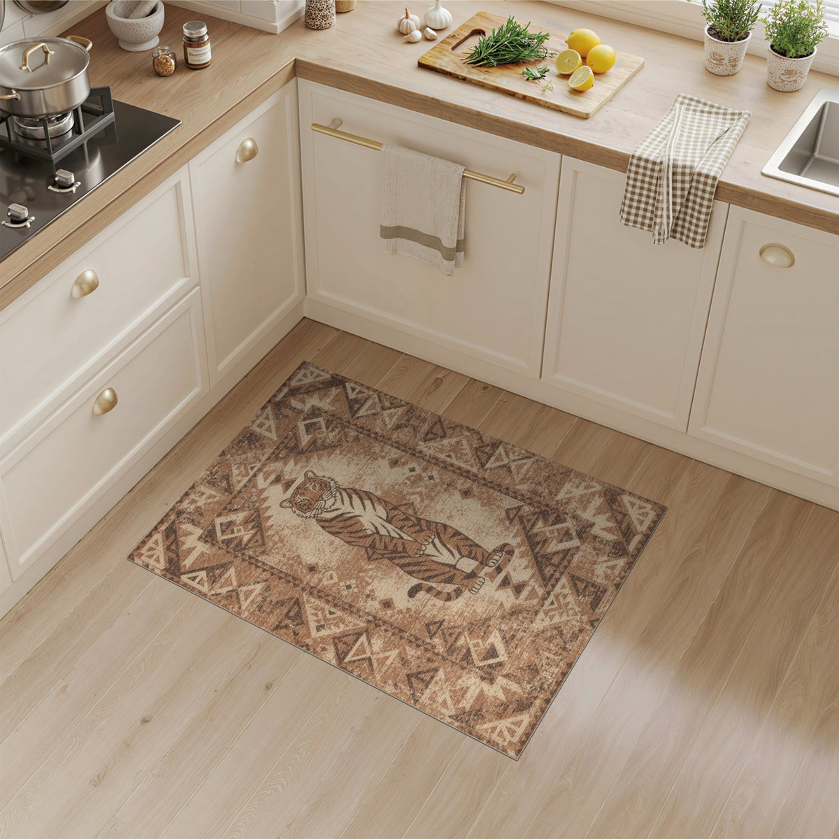 Heritage Tribal Tiger Area Rug