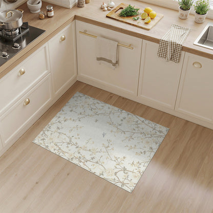 Beige Floral Vintage No. 86 Area Rug