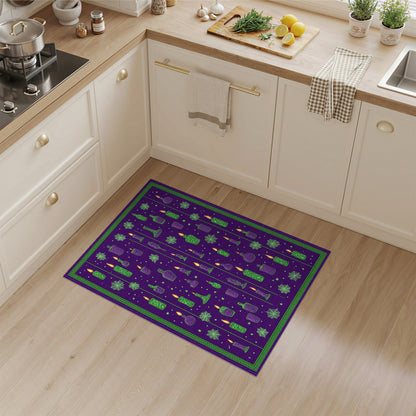 Mystic Purple Potion Candle Area Rug