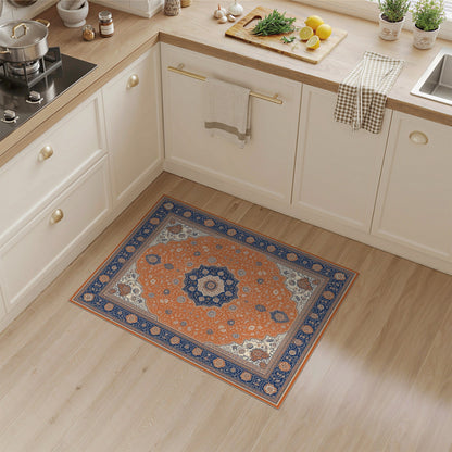 Orange Persian Medallion No. 13 Area Rug