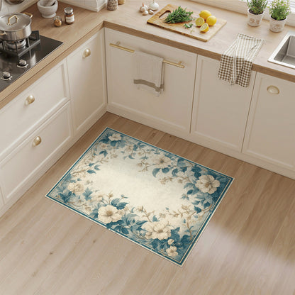 Blue Floral Vintage No. 23 Area Rug