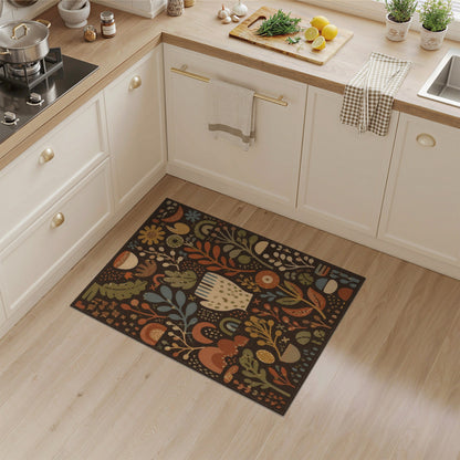 Boho Chic Multi-Color Floral Area Rug