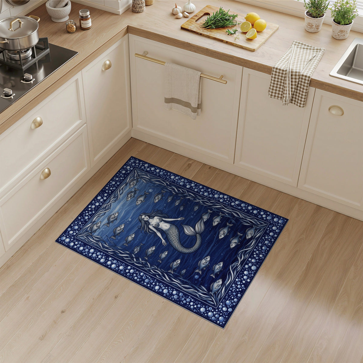Mermaid Ocean Area Rug