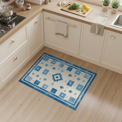 Blue Heritage Tribal Area Rug