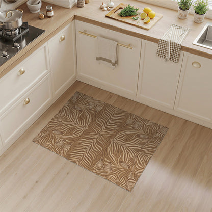 Heritage Tribal Brown Zebra Stripe Area Rug