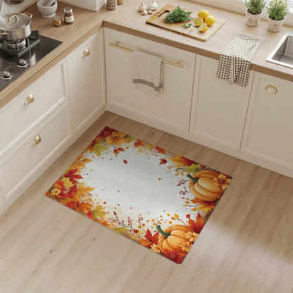 Harvest Autumn Pumpkin Harvest Area Rug