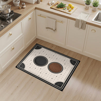 ODIKA Celestial Dot Brown Vintage Rug