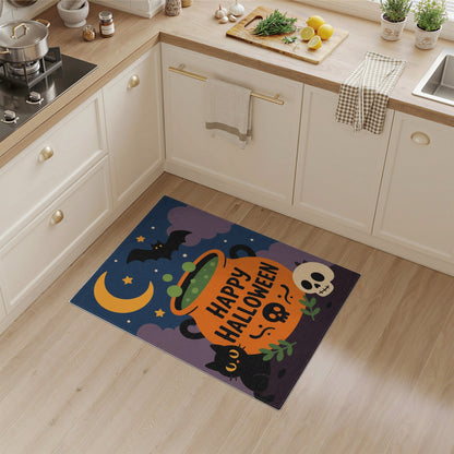 Happy Halloween Cauldron Area Rug