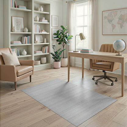 Black White Geometric Area Rug