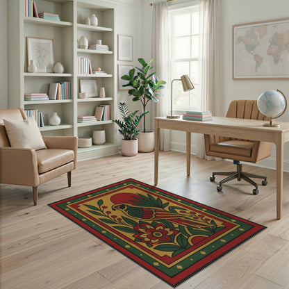 Heritage Falcon Bird Area Rug