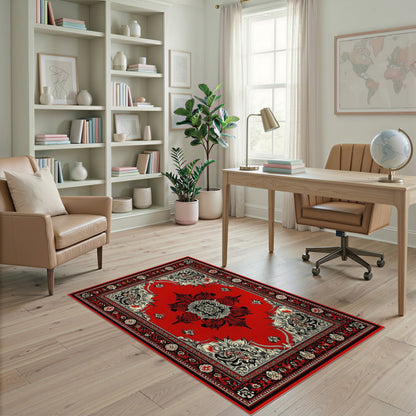 Red Dragon Persian Area Rug