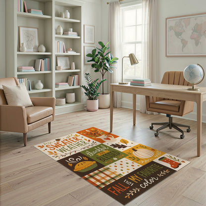 Fall Sweater Weather Area Rug